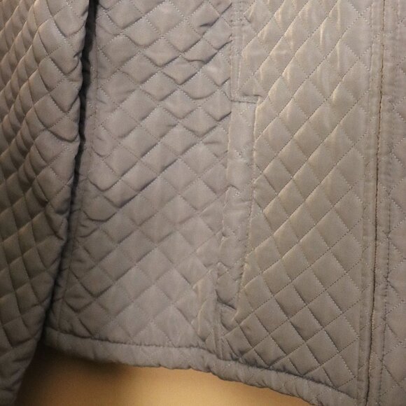 Izod Blue Quilted Fleece Jacket, Zip-up coat, Size M - Picture 3 of 8